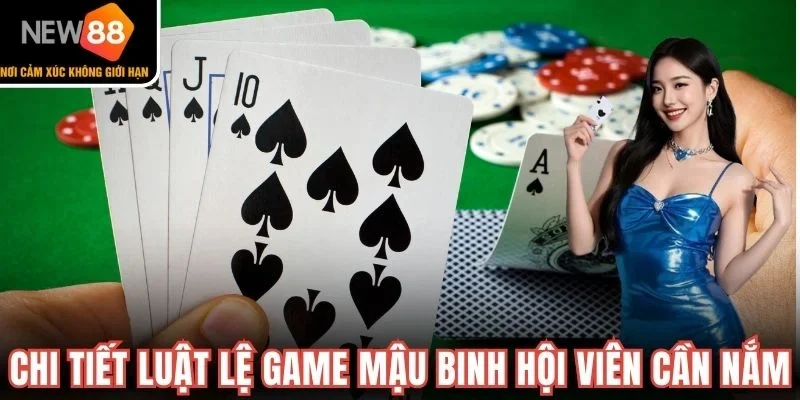 Chi tiết luật lệ game Mậu Binh hội viên cần nắm