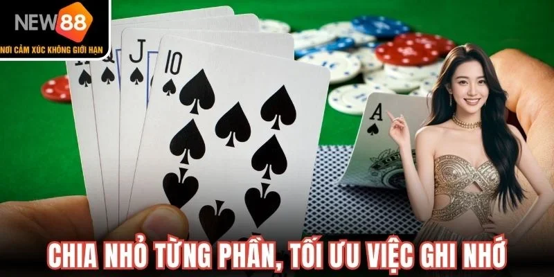 Chia nhỏ từng phần, tối ưu việc ghi nhớ