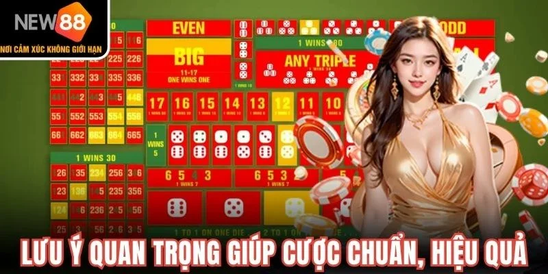 Lưu ý quan trọng giúp cược chuẩn, hiệu quả